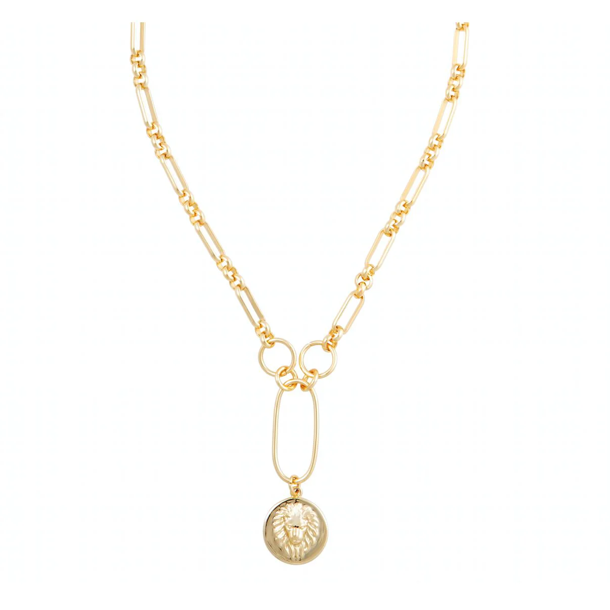 Sahira Jewelry Design - Zoe Lion Medallion Necklace
