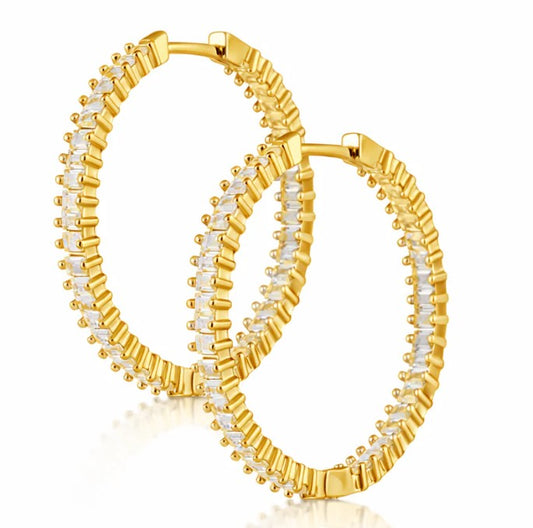 Sahira Jewelry Design - Priscilla Hoop Earring - Gold
