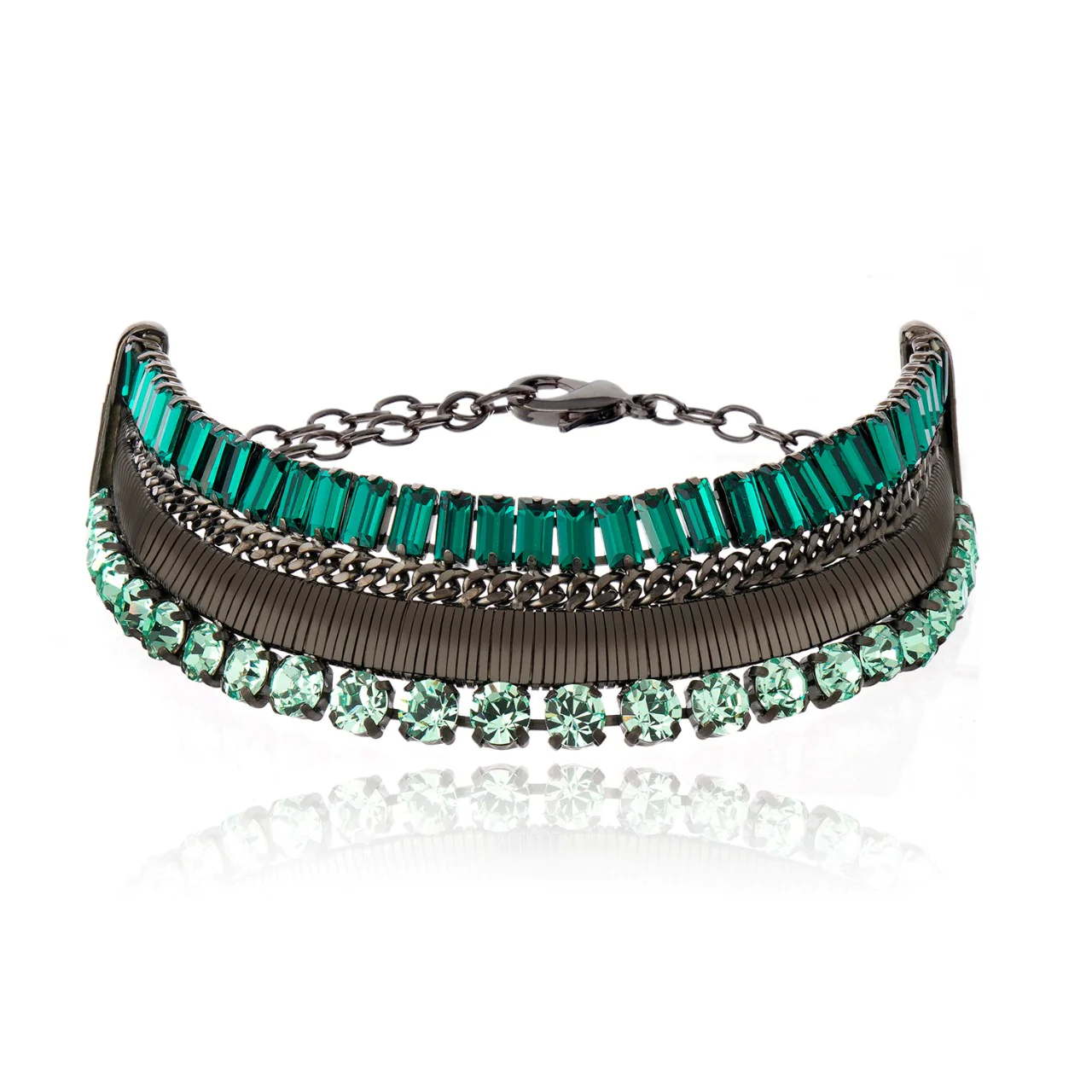 Cristina Sabatini Jewelry - Venus Choker - Emerald