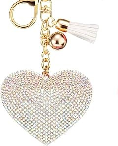 Kingdom Couture - Bling Rhinestone Heart Shape Keychains