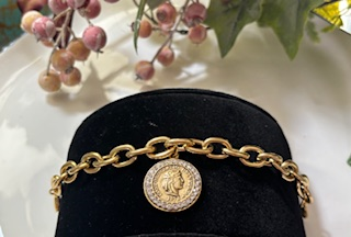 Yochi NY - Roman Coin Bracelet