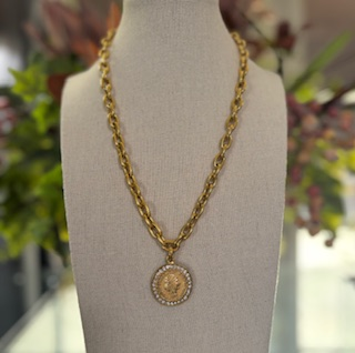 Yochi NY - Roman Coin Necklace